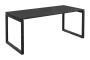 SEK-O - 18 stůl kancelářský, kovová podnož černá, deska 25 mm, široký 1800 mm, antracit
